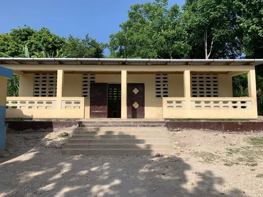 Completed classroom interior